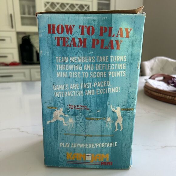 Kan Jam Tabletop Mini Disc Game Event Party Indoor Outdoor Fun with Box - Picture 5 of 6